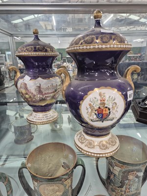 Lot 497 - Two Longton Hall limited edition porcelain...