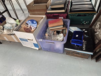 Lot 651 - Books, dinnerwares, collectors plates, etc.