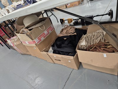 Lot 665 - A large collection of upholstery trimmings, etc.