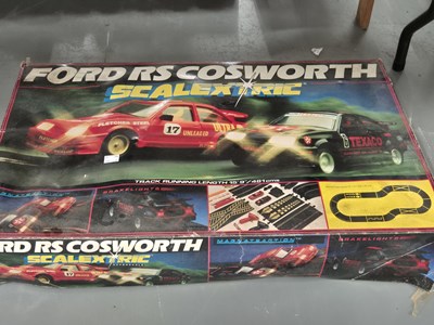 Lot 672 - A Scalextric Ford RS Cosworth set