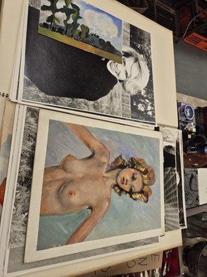 Lot 717 - A folio of photographs and various small...