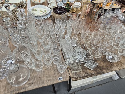 Lot 727 - A large collection of drinking glassware and...