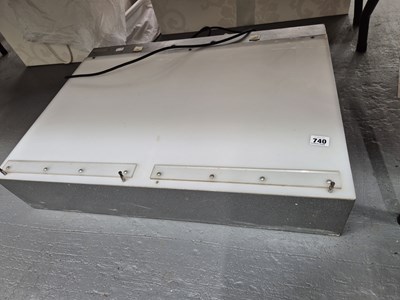Lot 740 - An Xray illuminated viewing box