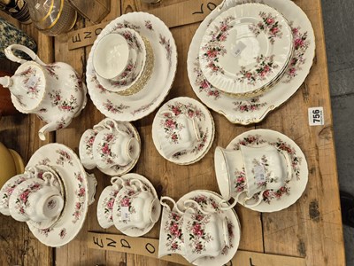 Lot 756 - A Royal Albert 'Lavender Rose' tea service