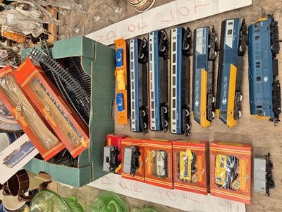 Lot 764 - Hornby O Gauge model railways, engine,...