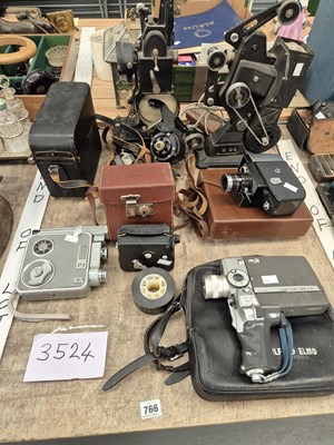Lot 766 - Vintage cine cameras and projectors
