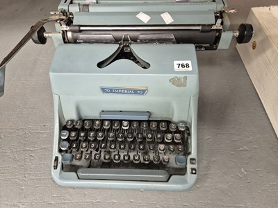 Lot 768 - An Imperial 70 typewriter