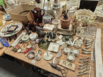 Lot 778 - A retro purple glass lemonade set, various...