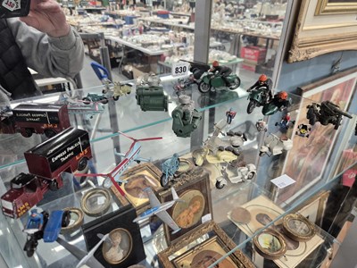 Lot 830 - A selection of rare die-cast motorcycle models,...