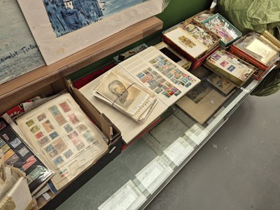 Lot 883 - An extensive collection of stamps, loose, on...