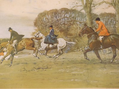 Lot 1208 - Snaffles- Charles Johnson Payne. A pencil...