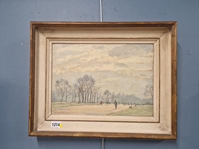 Lot 1214 - Hugh Boycott Brown (1909-1990) ARR., people in...