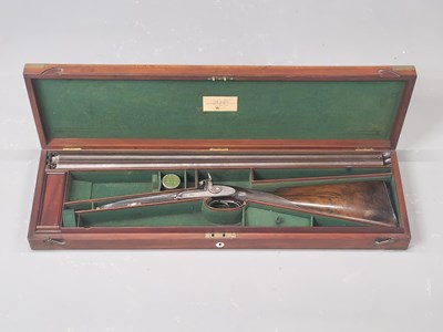Lot 1242 - A good 19th-century double-barreled sporting...
