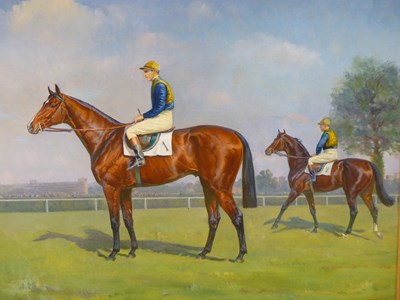 Lot 1248 - Frederick Elim (1920-1947), before the race,...