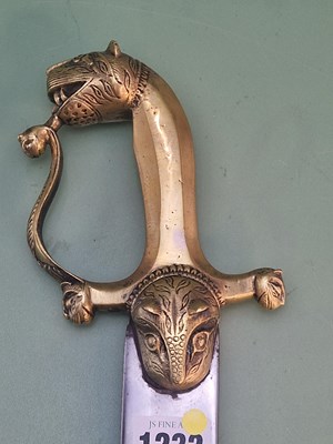 Lot 1232 - A rare Indian Tulwar from Tipu Sultan's...