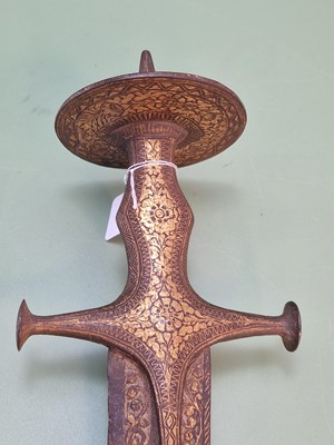 Lot 1233 - An 18th/19th century Indian Tulwar sword, the...