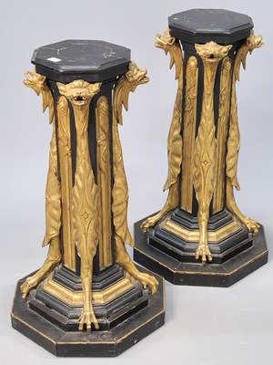 Lot 1272 - A pair of 19th-century Italian carved,...