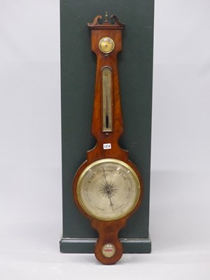 Lot 1274 - An early 19th-century mahogany cased wall...