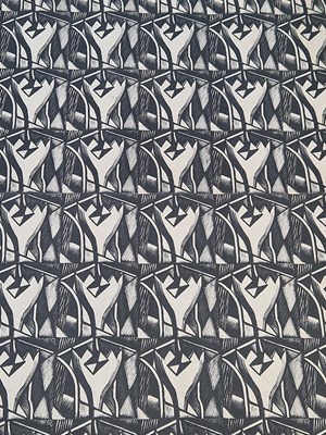 Lot 1294 - Paul Nash (1889-1946) 'Crocus Pattern' woodcut,...