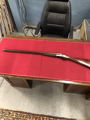 Lot 1238a - Shotgun. H G Kingston. 12g. Side by side...