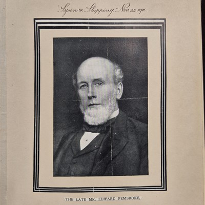 Lot 66 - An Edwardian scrapbook of remembrance. This...