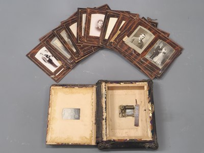 Lot 44 - A late Victorian musical photograph album,...