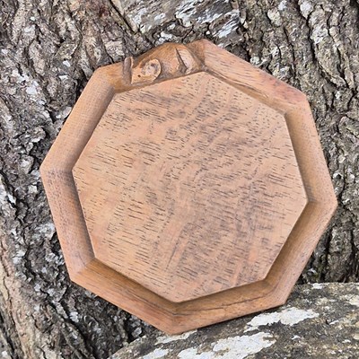 Lot 69 - Robert Thompson- 'Mouseman', an oak Octagonal...