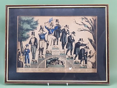 Lot 11 - A 19th-century American hand coloured...