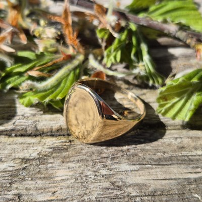 Lot 40 - A ring waiting to be made personal… A solid...