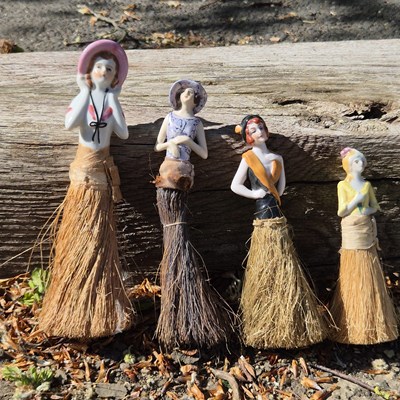 Lot 78 - Four very different ladies, all doing the same...