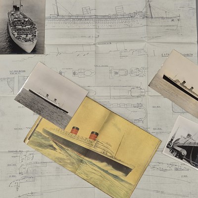 Lot 81 - R.M.S Queen Elizabeth, the world’s largest...