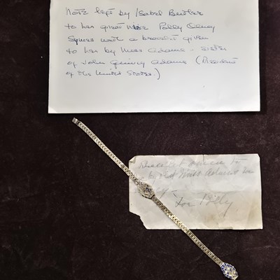 Lot 87 - A bracelet with a suggested American...