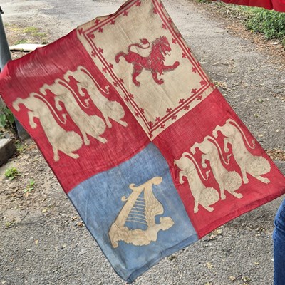 Lot 98 - Royal standard- A vintage WWII period printed...