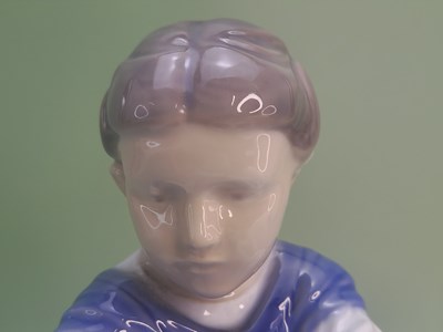 Lot 114 - A charming porcelain figure, Titled Only One...