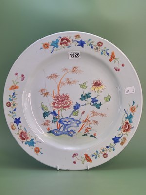 Lot 1026 - An 18th century Chinese famille rose dish...
