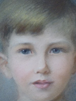 Lot 1079 - 20th century school, an oval portrait of a...