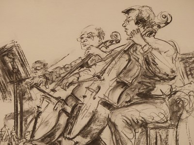 Lot 1081 - Angela Hinds (contemporary), 'Rehearsal at...