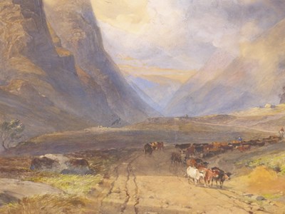 Lot 1093 - George Arthur Fripp (1813-1896), cattle being...