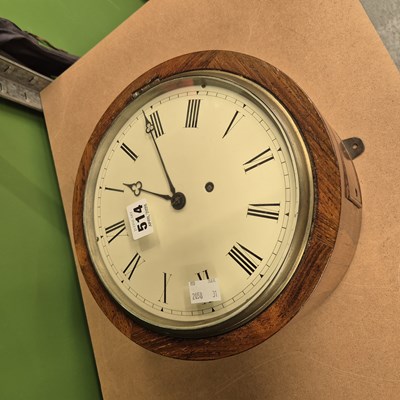 Lot 514 - A rosewood cased wall timepiece