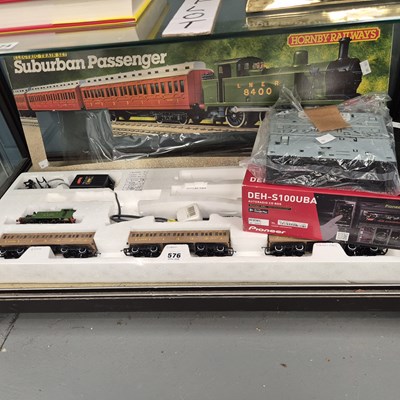 Lot 576 - A boxed Hornby 00 gauge train set together...