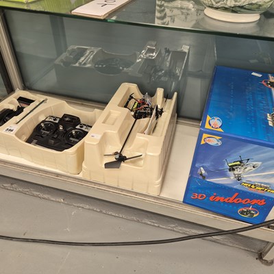 Lot 596 - A boxed RIC 52 helicopter with remote