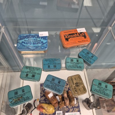 Lot 600 - Eight Hardy boxes for fishing flies together...