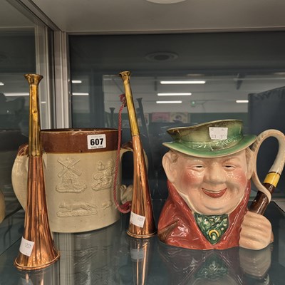 Lot 607 - A Beswick Tony Weller character jug, two...