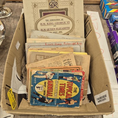 Lot 653 - Albums of cigarette cards together with some...