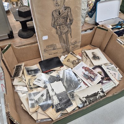 Lot 661 - A collection of World War postcards and...