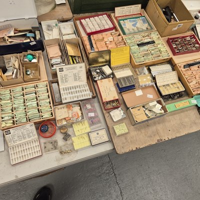 Lot 663 - A collection of boxed watch glasses and...