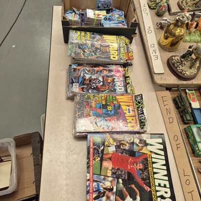 Lot 699 - 1990s Wizard magazines, Winners football...