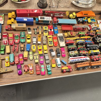 Lot 701 - Die cast toys to include James Bond's moon...