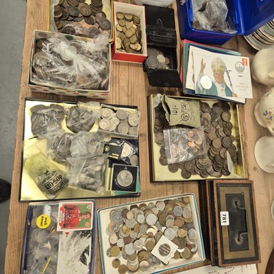 Lot 781 - A collection of mainly British coins,...