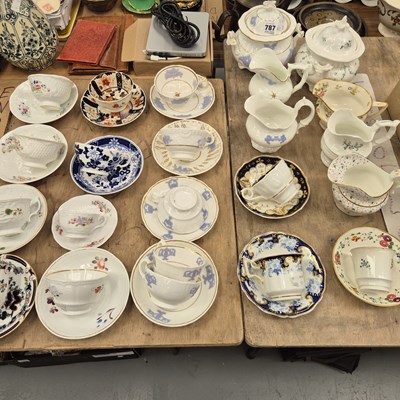 Lot 787 - Specimen patterns and shapes of porcelain tea...